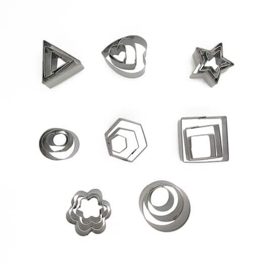 6 Pack: Multi Shape Fondant Cutter Set by Celebrate It™